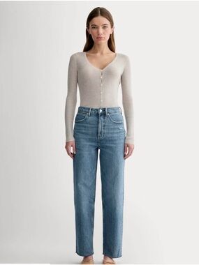 💙 Everlane Way High Jeans - Distressed